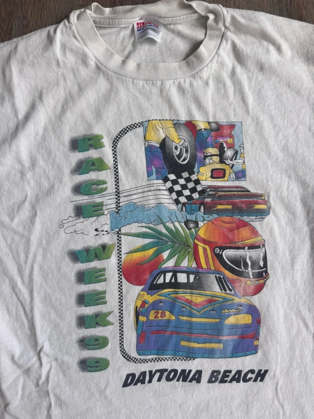Vintage 90s Daytona Beach Race Week 99 - size XLarge - Picture 2 of 4